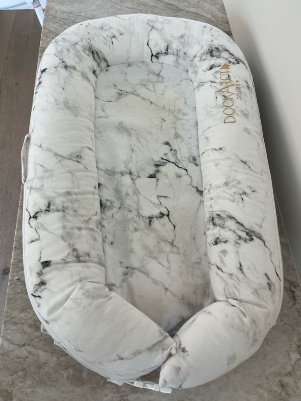 Dockatot Deluxe+ Carrara Marble Pattern